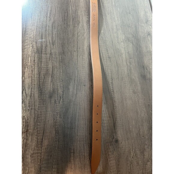 Men’s Size 38 Nordstrom Brown Real Dressy Leather Belt NEW - Picture 3 of 12